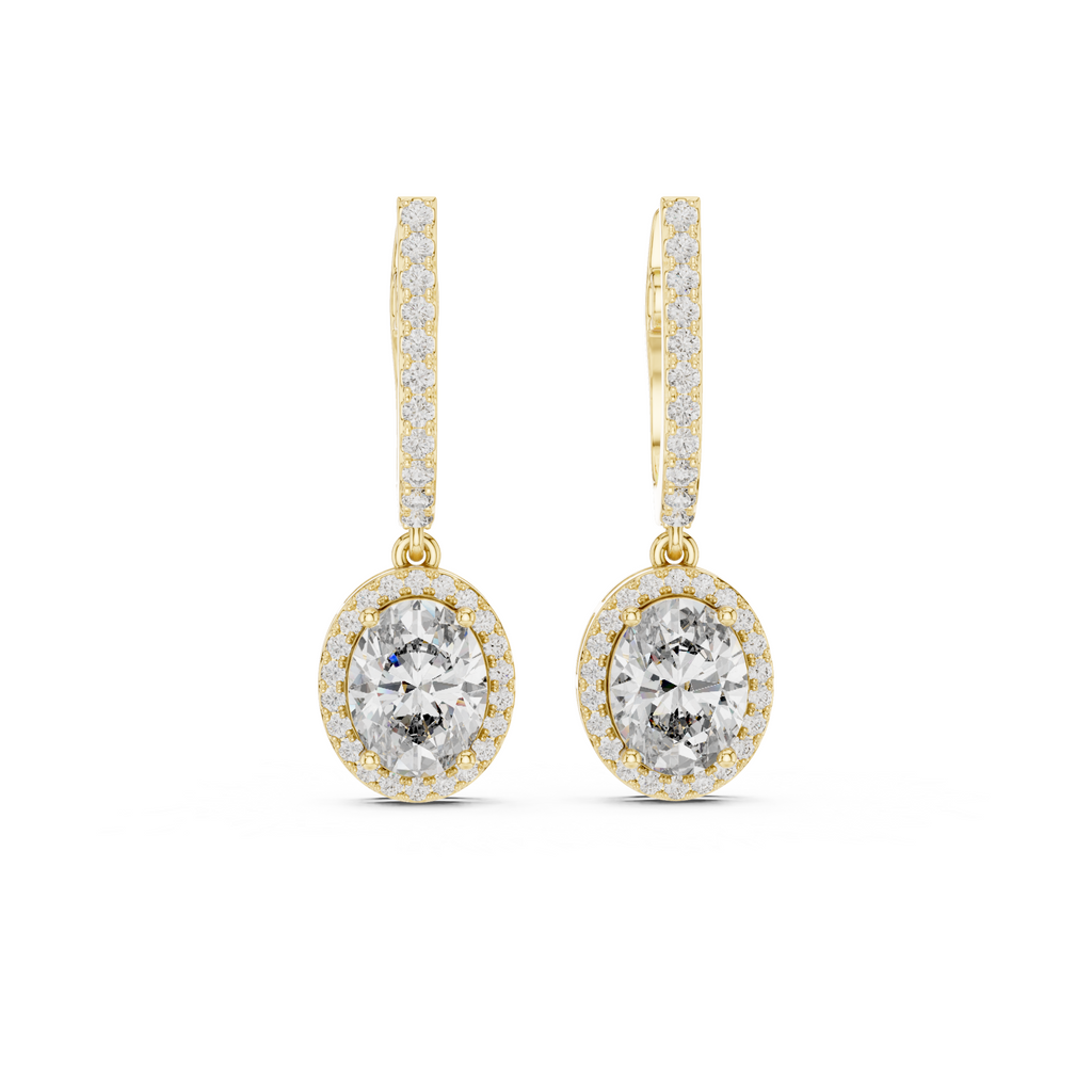 The Éclat Drop Earrings - Lab Grown Diamonds