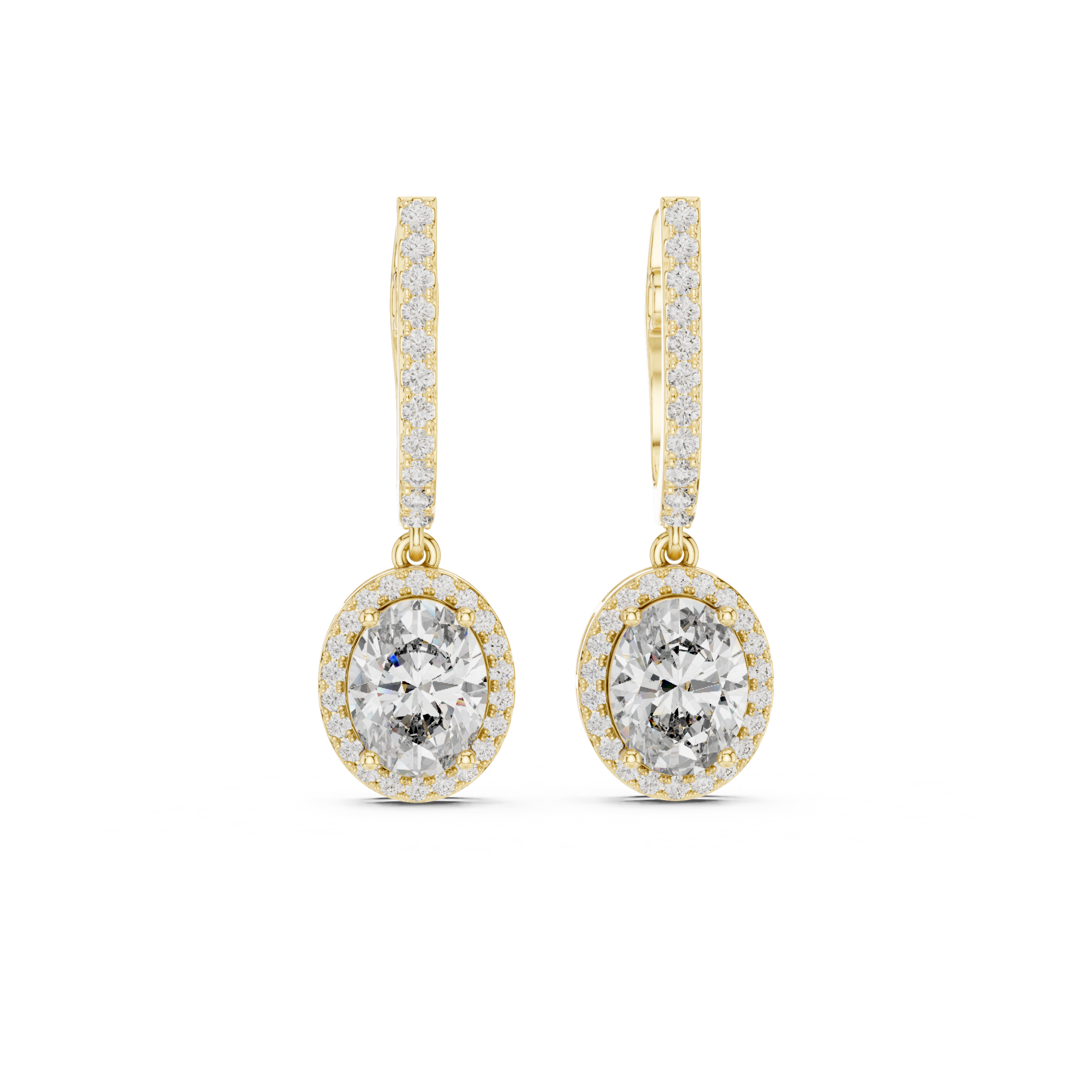 The Éclat Drop Earrings - Lab Grown Diamonds