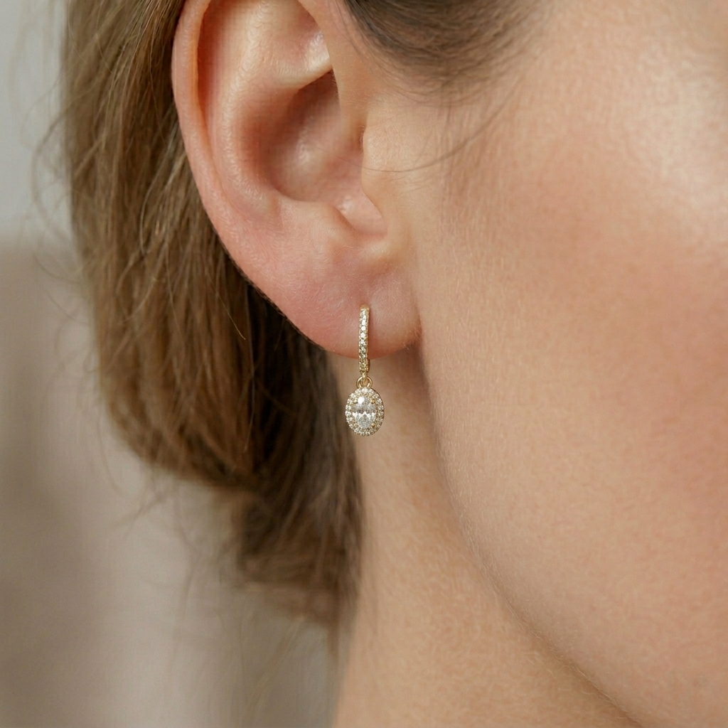 The Éclat Drop Earrings - Lab Grown Diamonds