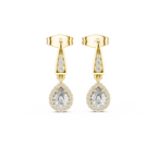 The Ivy Teardrop Earrings - Lab Grown Diamonds