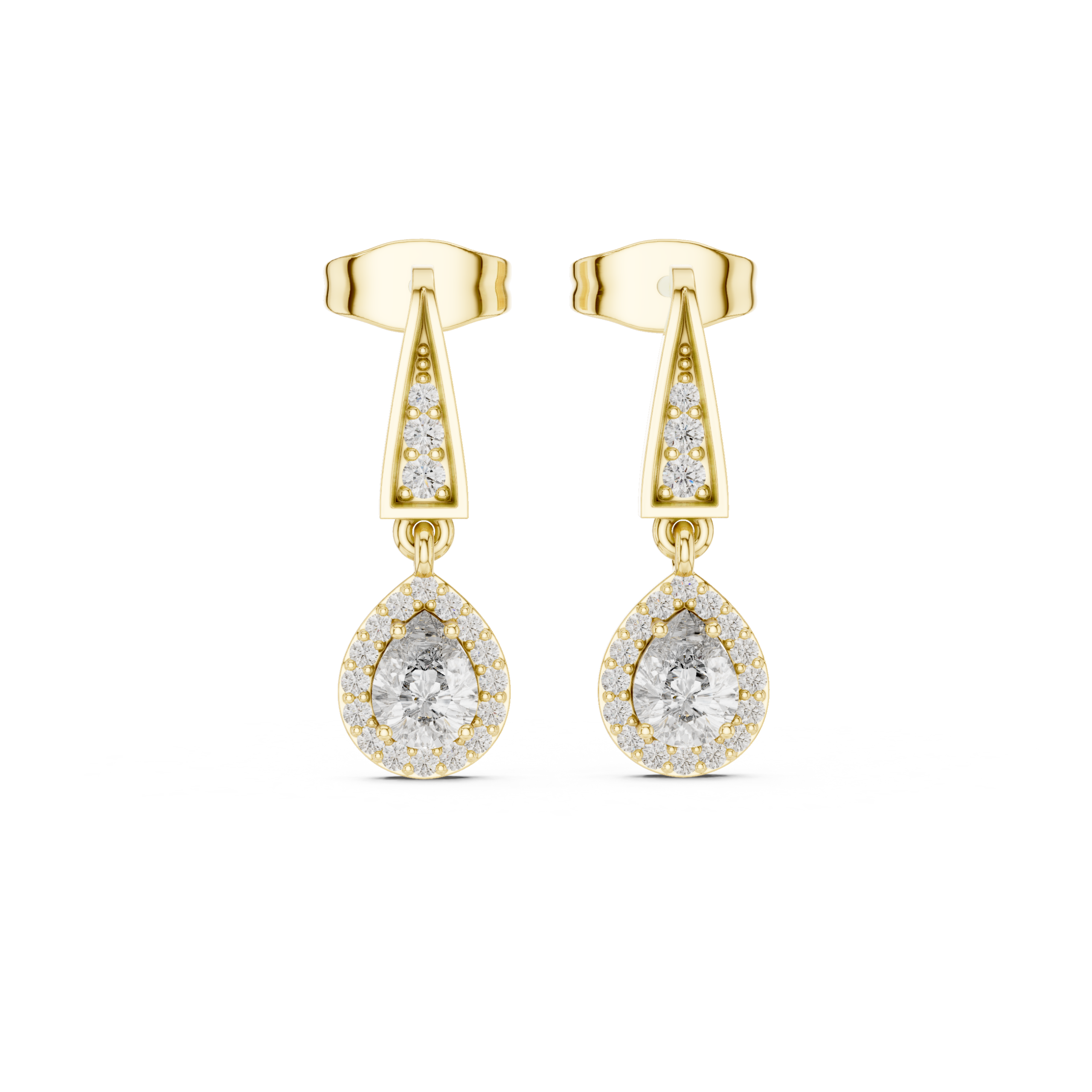 The Ivy Teardrop Earrings - Lab Grown Diamonds
