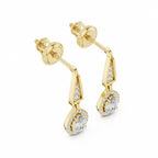 The Ivy Teardrop Earrings - Lab Grown Diamonds