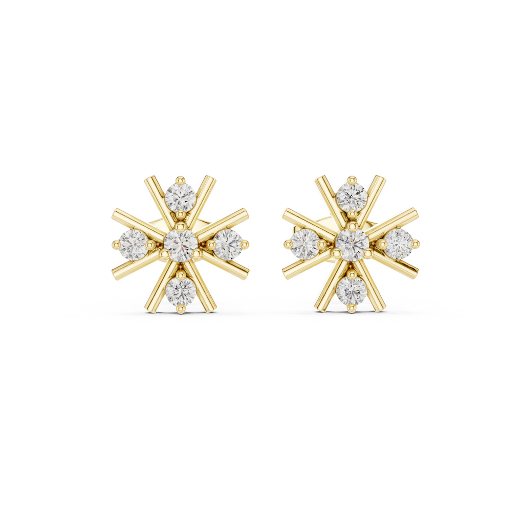 The Polarstern Earrings - Lab Grown Diamonds