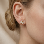 The Helix Bloom Earrings - Lab Grown Diamonds