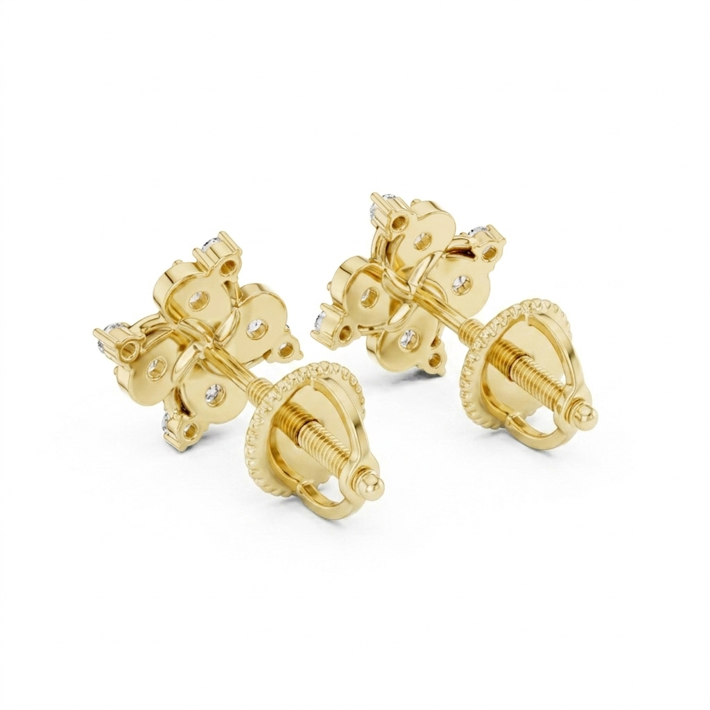 The Helix Bloom Earrings - Lab Grown Diamonds