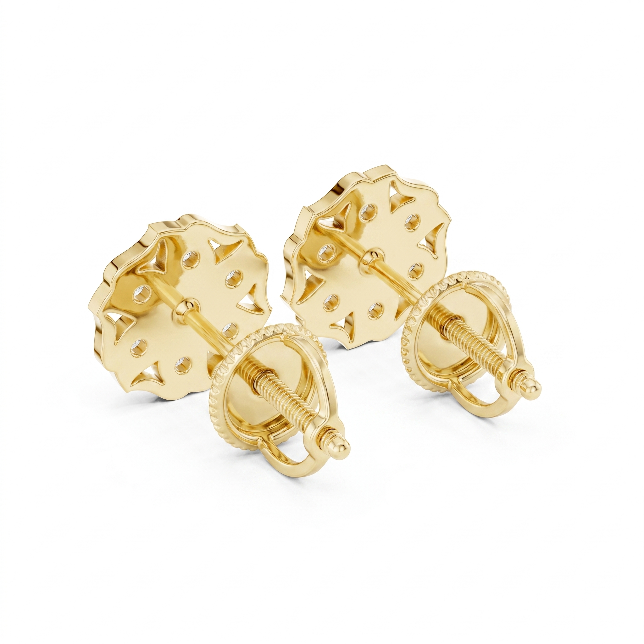 The Dahlia Bloom Earrings - Lab Grown Diamonds