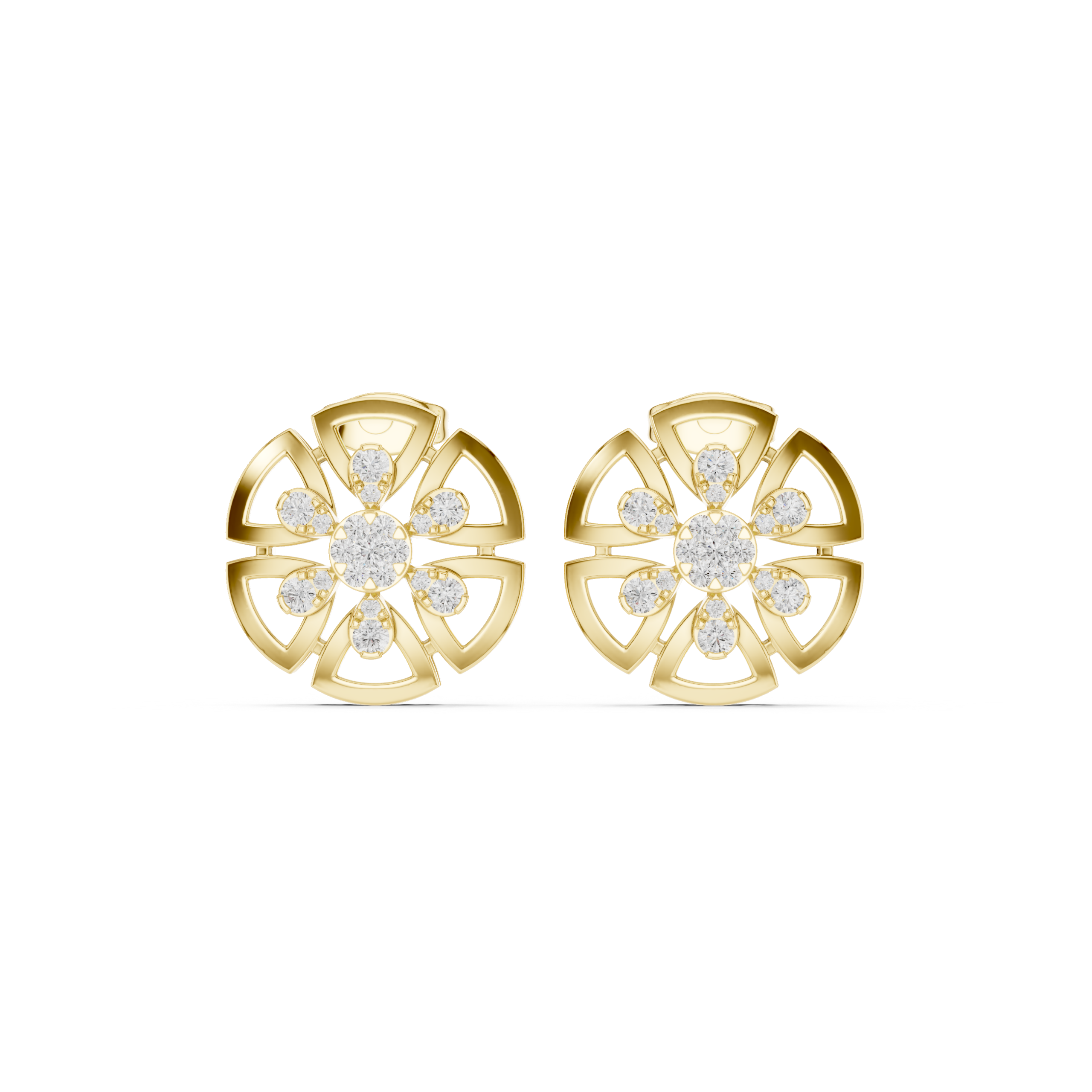 The Aegis Shield Earrings - Lab Grown Diamonds