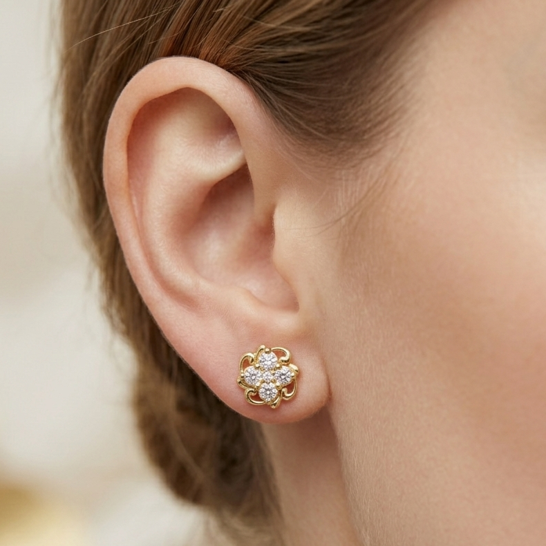 The Ciclone Earrings - Lab Grown Diamonds