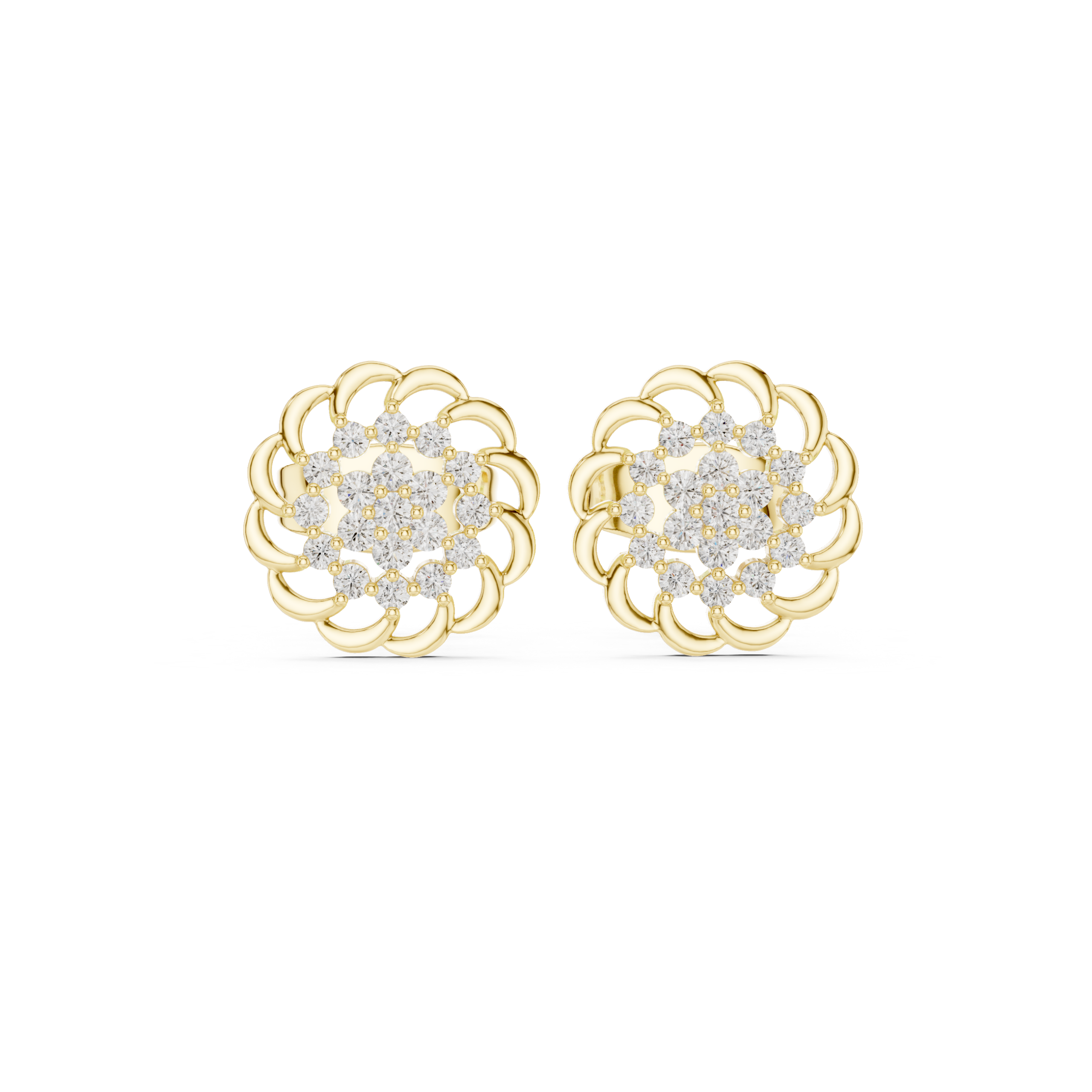 The Sol Radiante Earrings - Lab Grown Diamonds