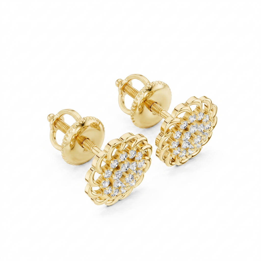 The Sol Radiante Earrings - Lab Grown Diamonds