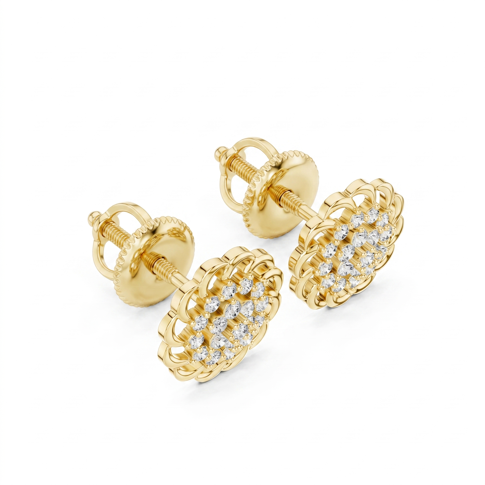 The Sol Radiante Earrings - Lab Grown Diamonds