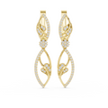 The Ananta Flora Earrings - Lab Grown Diamonds