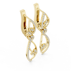The Ananta Flora Earrings - Lab Grown Diamonds