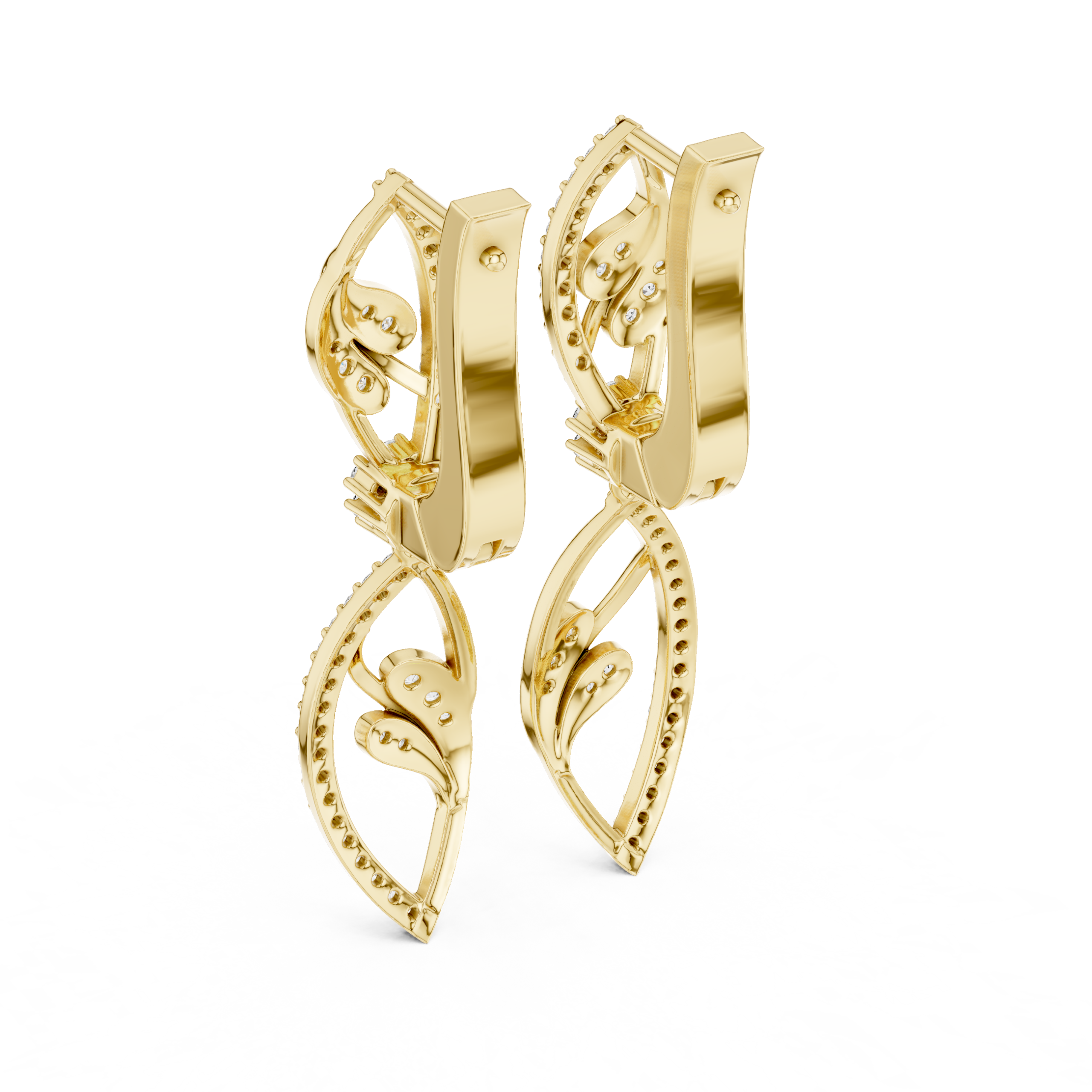 The Ananta Flora Earrings - Lab Grown Diamonds