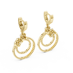 The Twin Flower Hoop Earrings - Lab Grown Diamonds