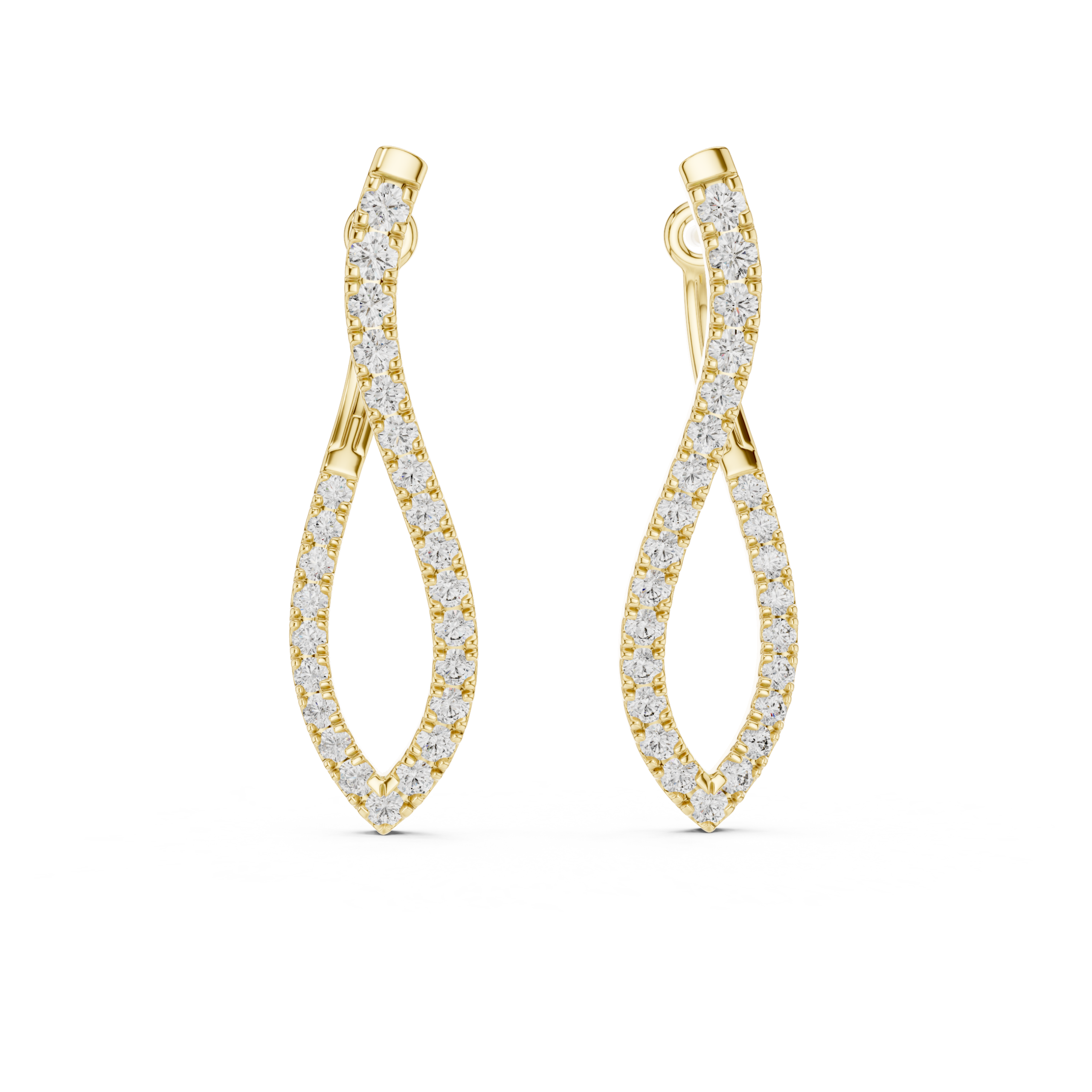 The Eternal Wave Earrings - Lab Grown Diamonds