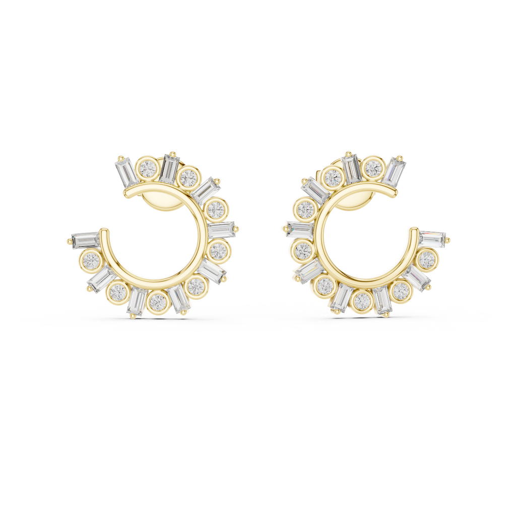 The Ethereal Garland Earrings - Lab Grown Diamonds