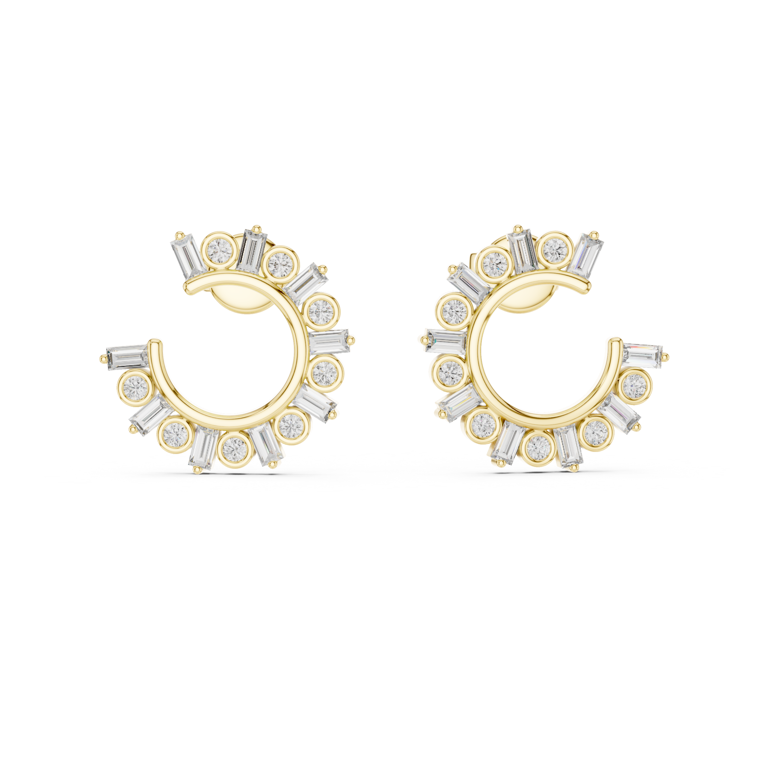 The Ethereal Garland Earrings - Lab Grown Diamonds