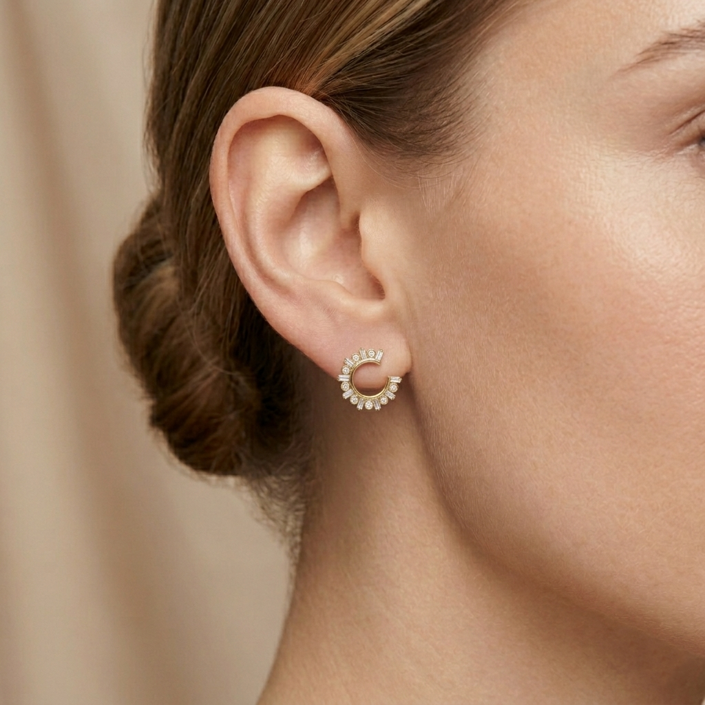 The Ethereal Garland Earrings - Lab Grown Diamonds