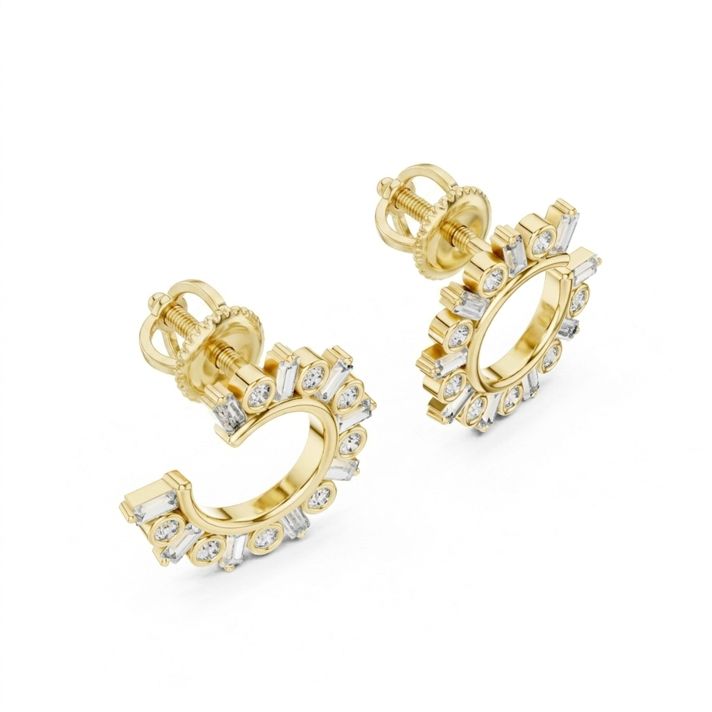 The Ethereal Garland Earrings - Lab Grown Diamonds