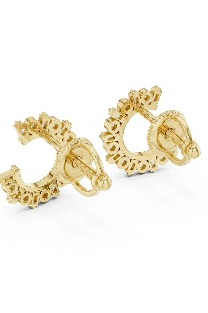 The Ethereal Garland Earrings - Lab Grown Diamonds