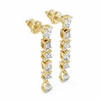 The Multi-Cut Drops Earrings - Lab Grown Diamonds