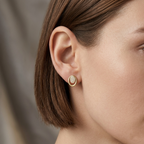 The Golden Nebula Earrings - Lab Grown Diamonds