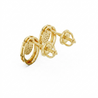 The Golden Nebula Earrings - Lab Grown Diamonds