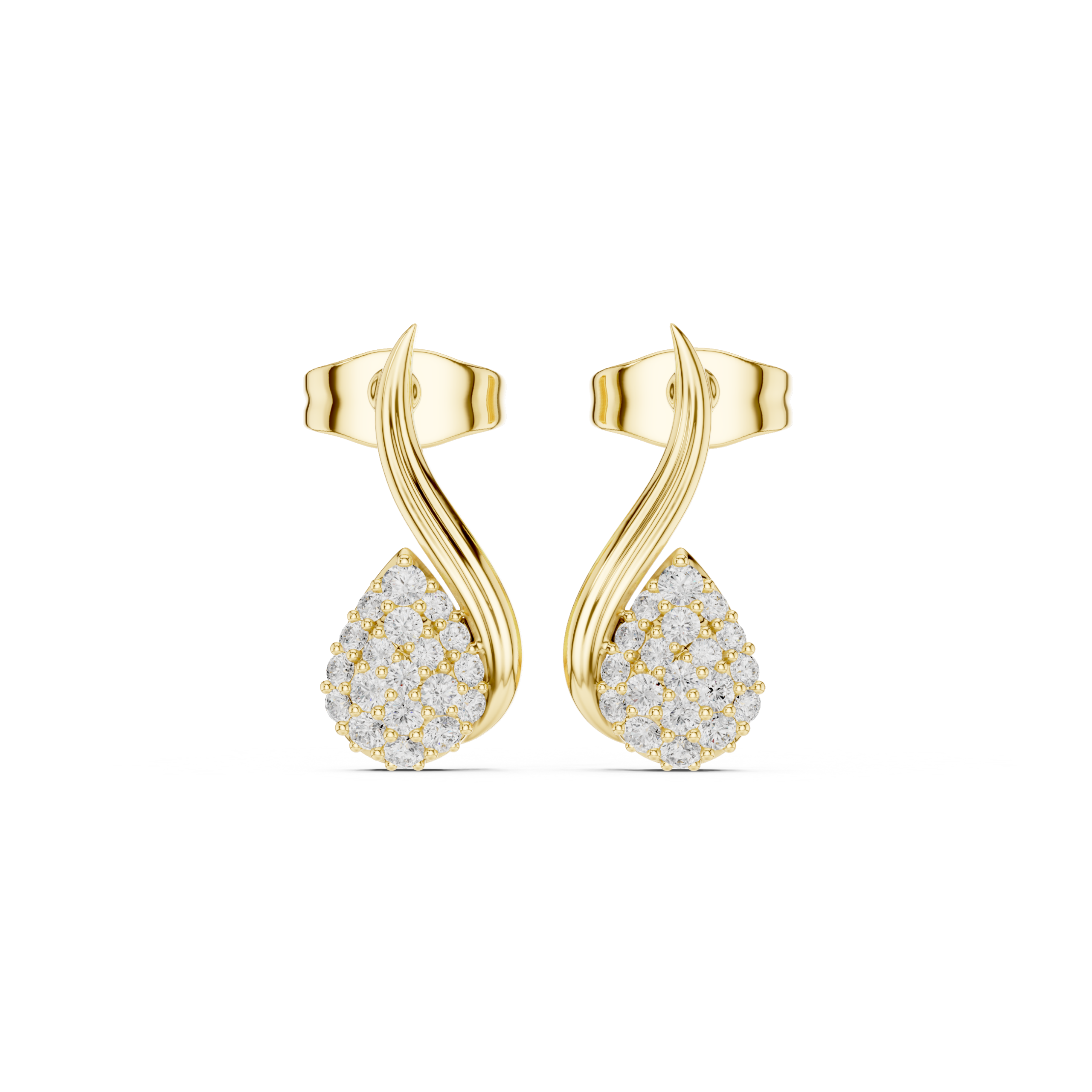 The Mosaic Earrings - Lab Grown Diamonds