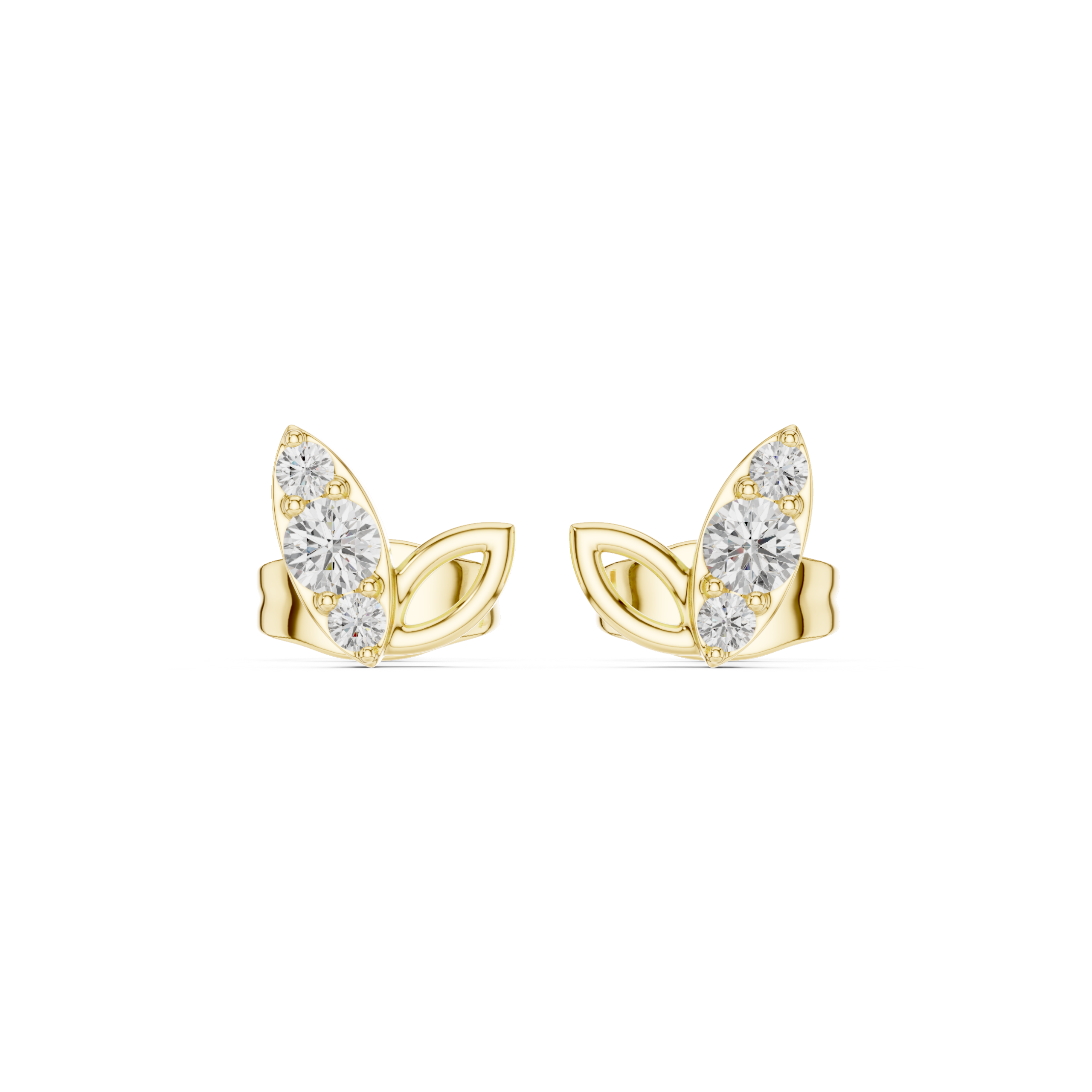The Pygmy Blue Earrings - Lab Grown Diamonds