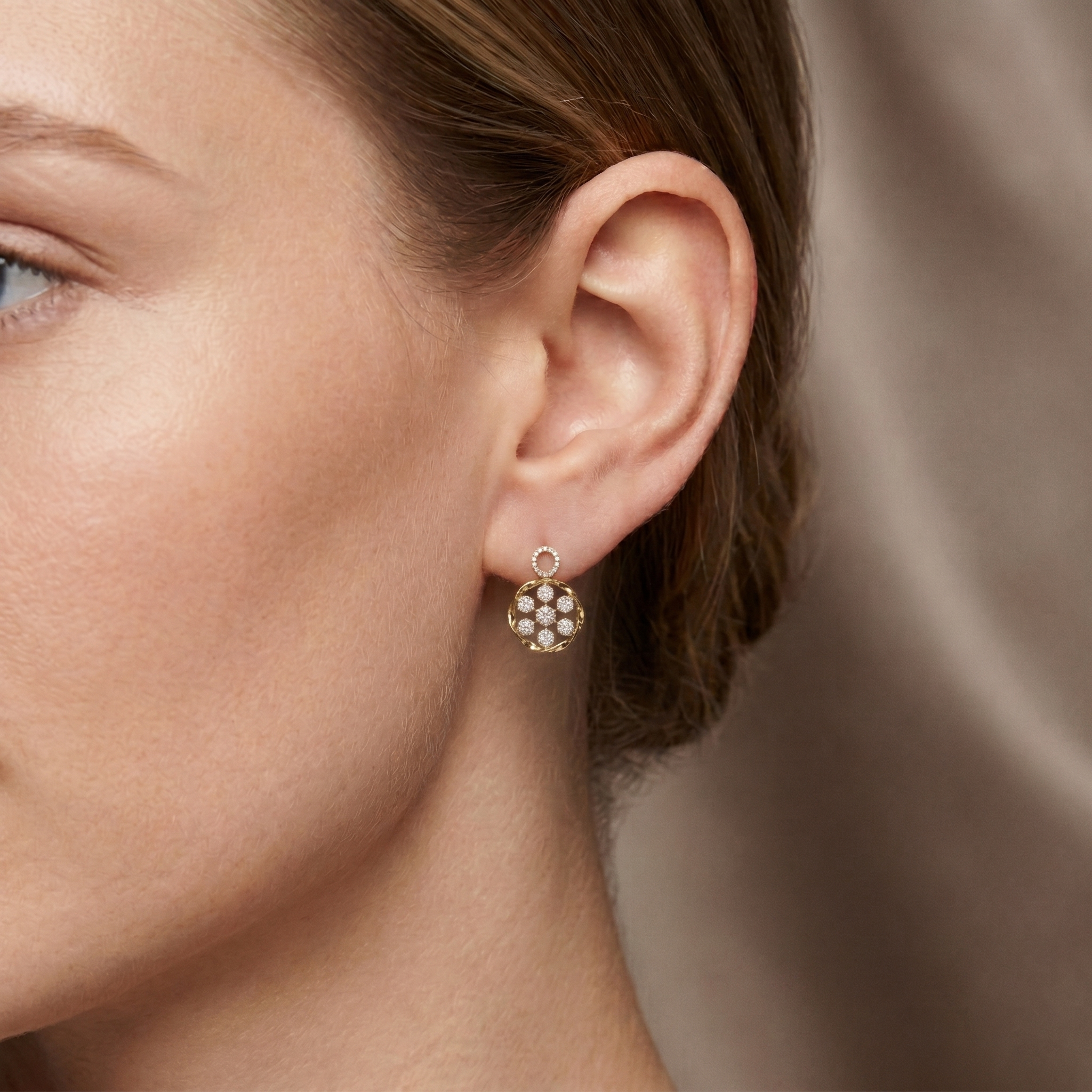 The Fleur Earrings - Lab Grown Diamonds