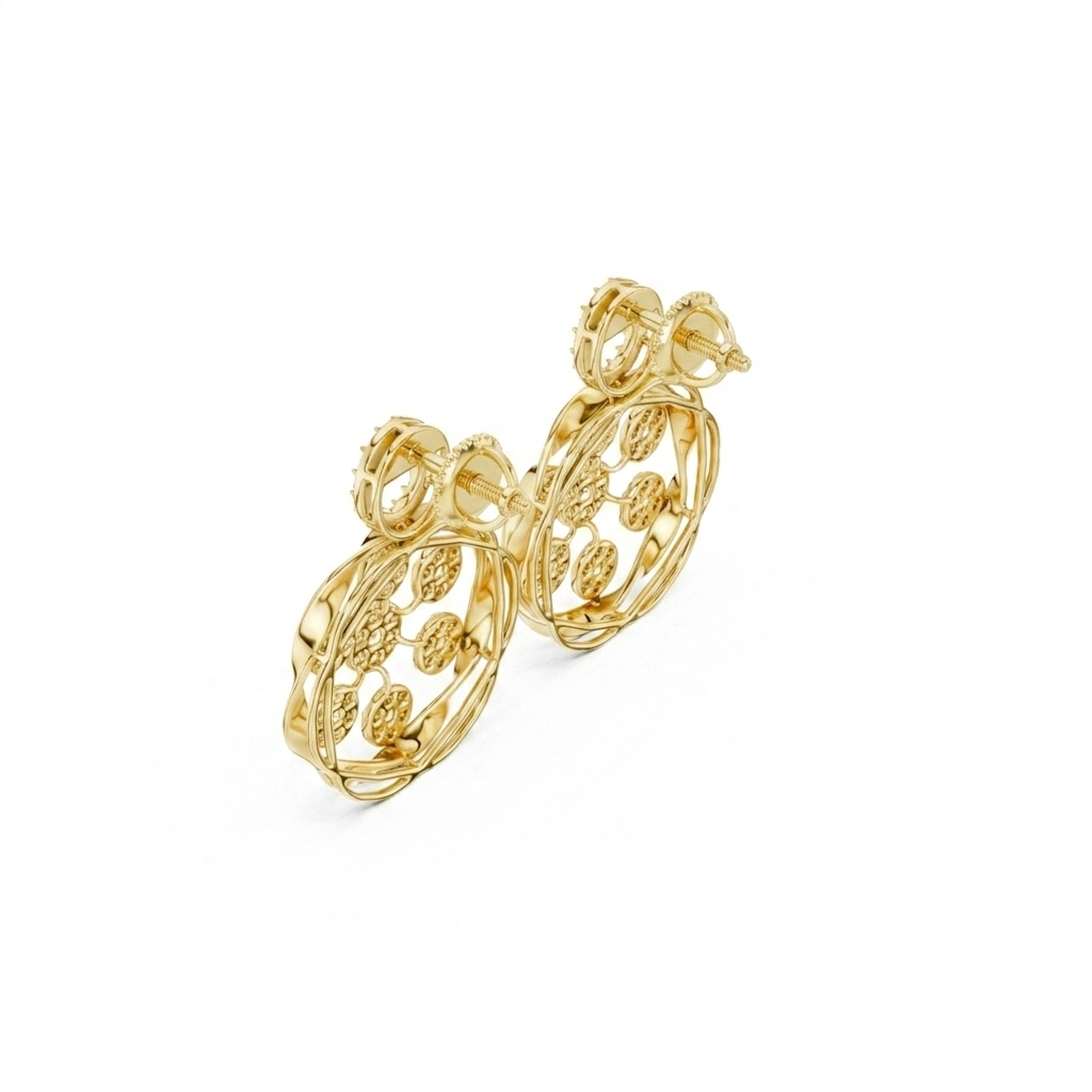 The Fleur Earrings - Lab Grown Diamonds