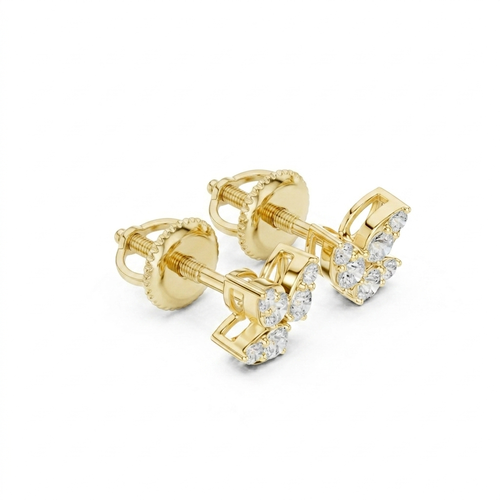 The Oxalis Earrings - Lab Grown Diamonds
