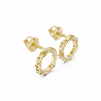 The Braid Earrings - Lab Grown Diamonds