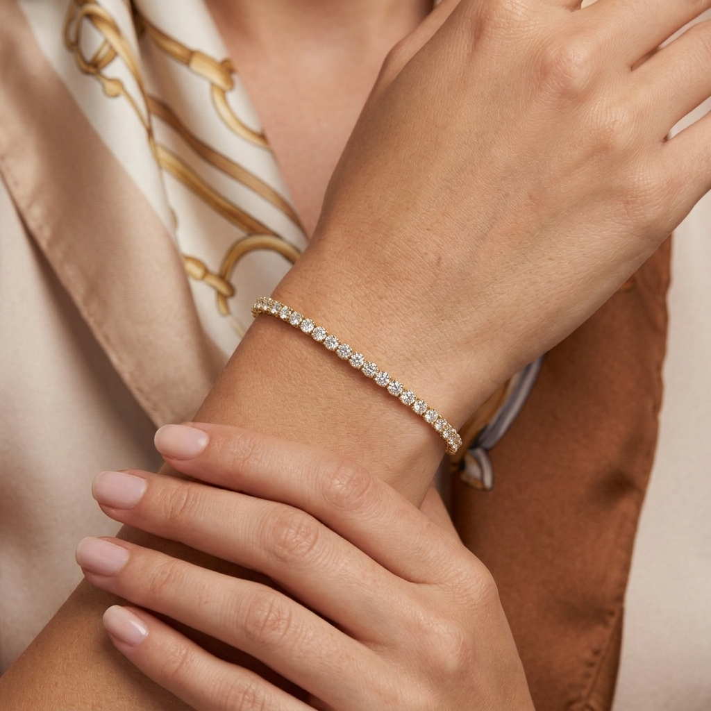 The Elara Classic Bracelet - Lab Grown Diamonds