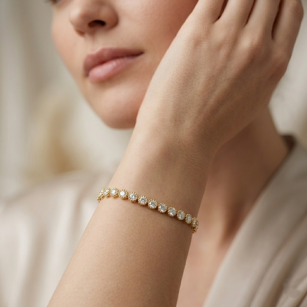 The Elara Majesty Bracelet - Lab Grown Diamonds