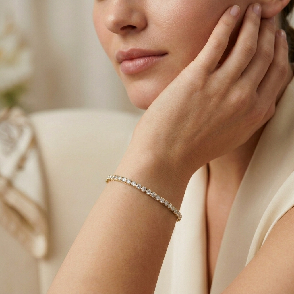 The Elara Grace Bracelet - Lab Grown Diamonds