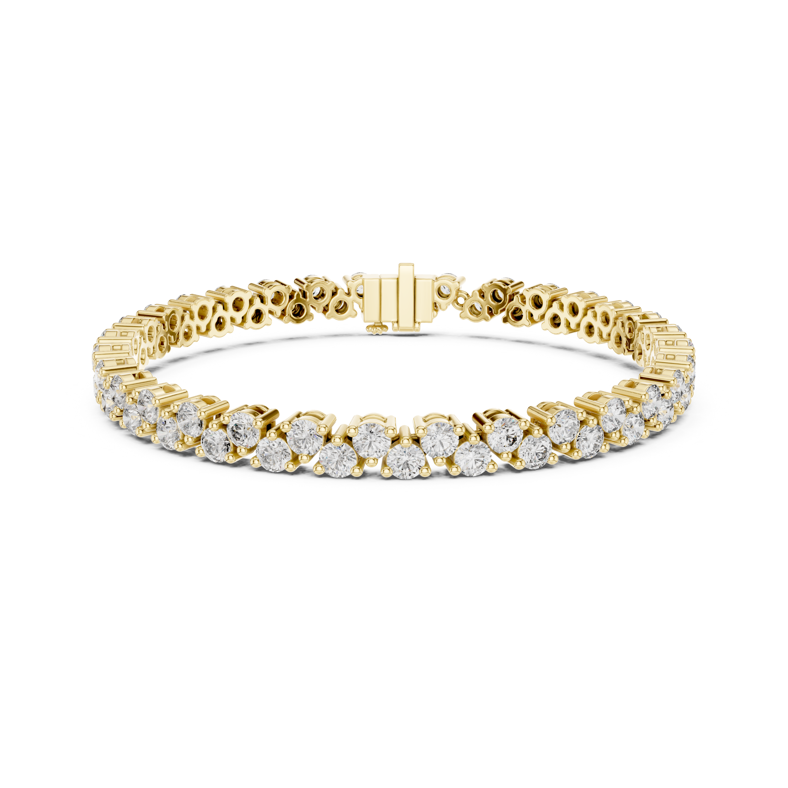 The Stellar Staggered Bracelet - Lab Grown Diamonds