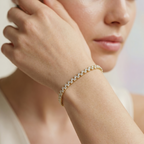 The Stellar Staggered Bracelet - Lab Grown Diamonds