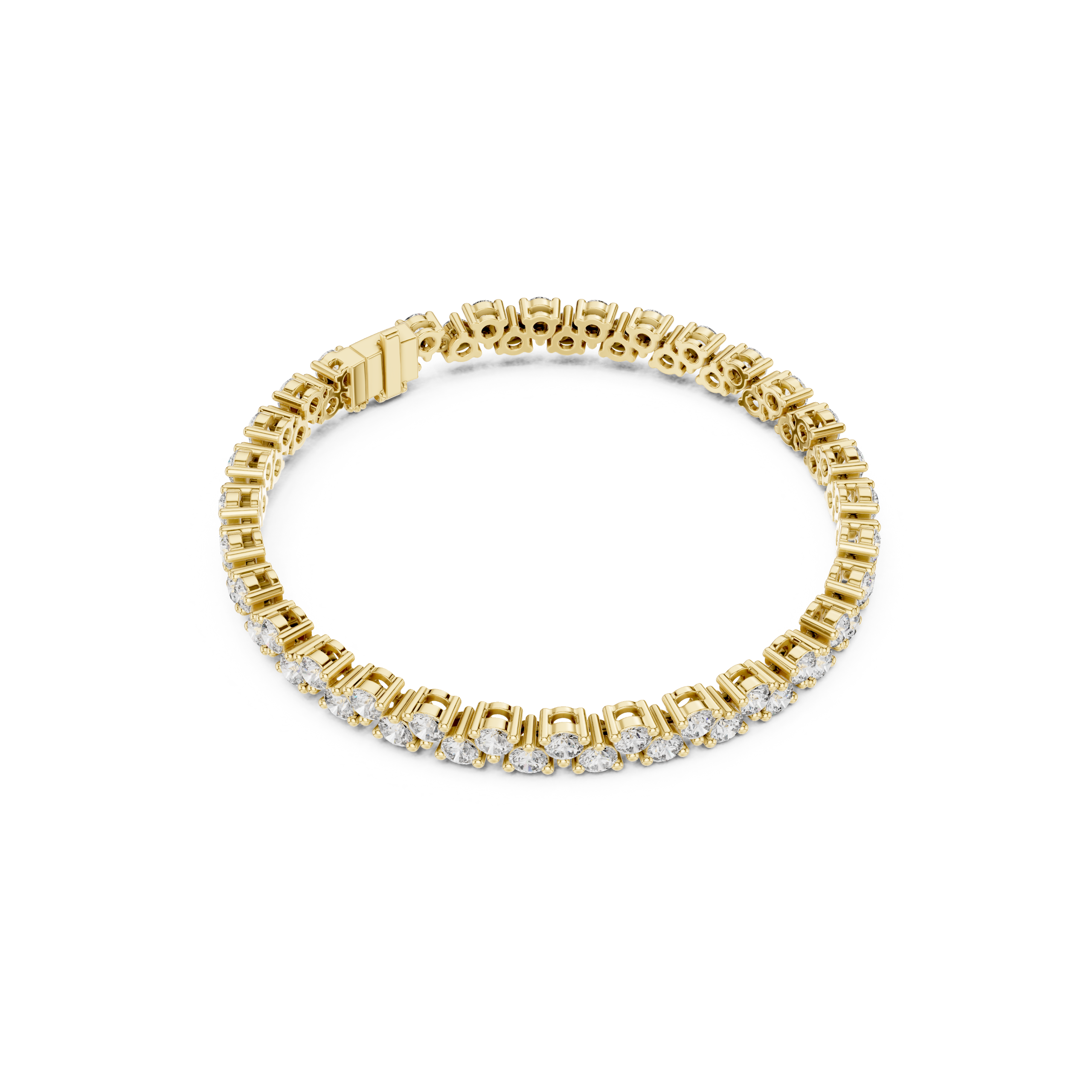 The Stellar Staggered Bracelet - Lab Grown Diamonds
