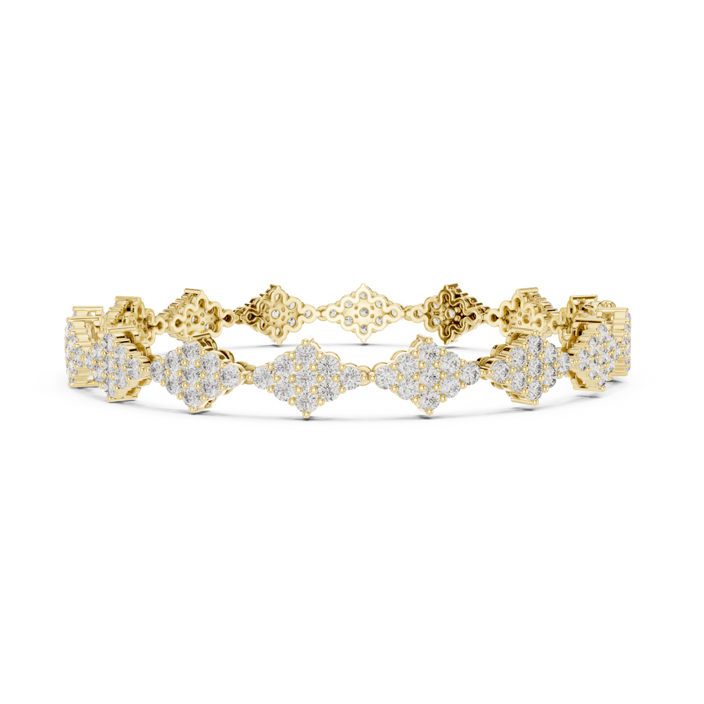 The Lunar Rhombus Bracelet - Lab Grown Diamonds