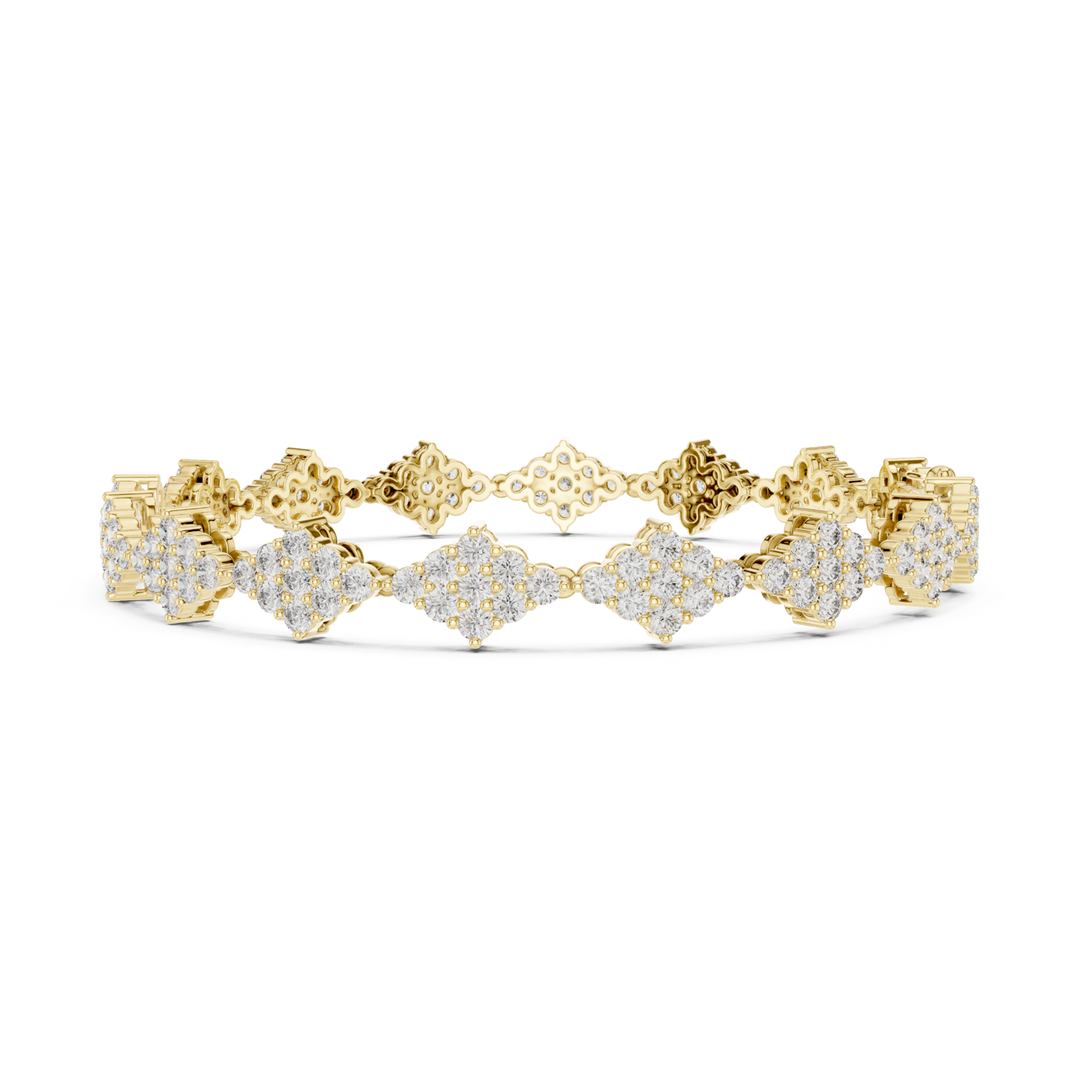 The Lunar Rhombus Bracelet - Lab Grown Diamonds