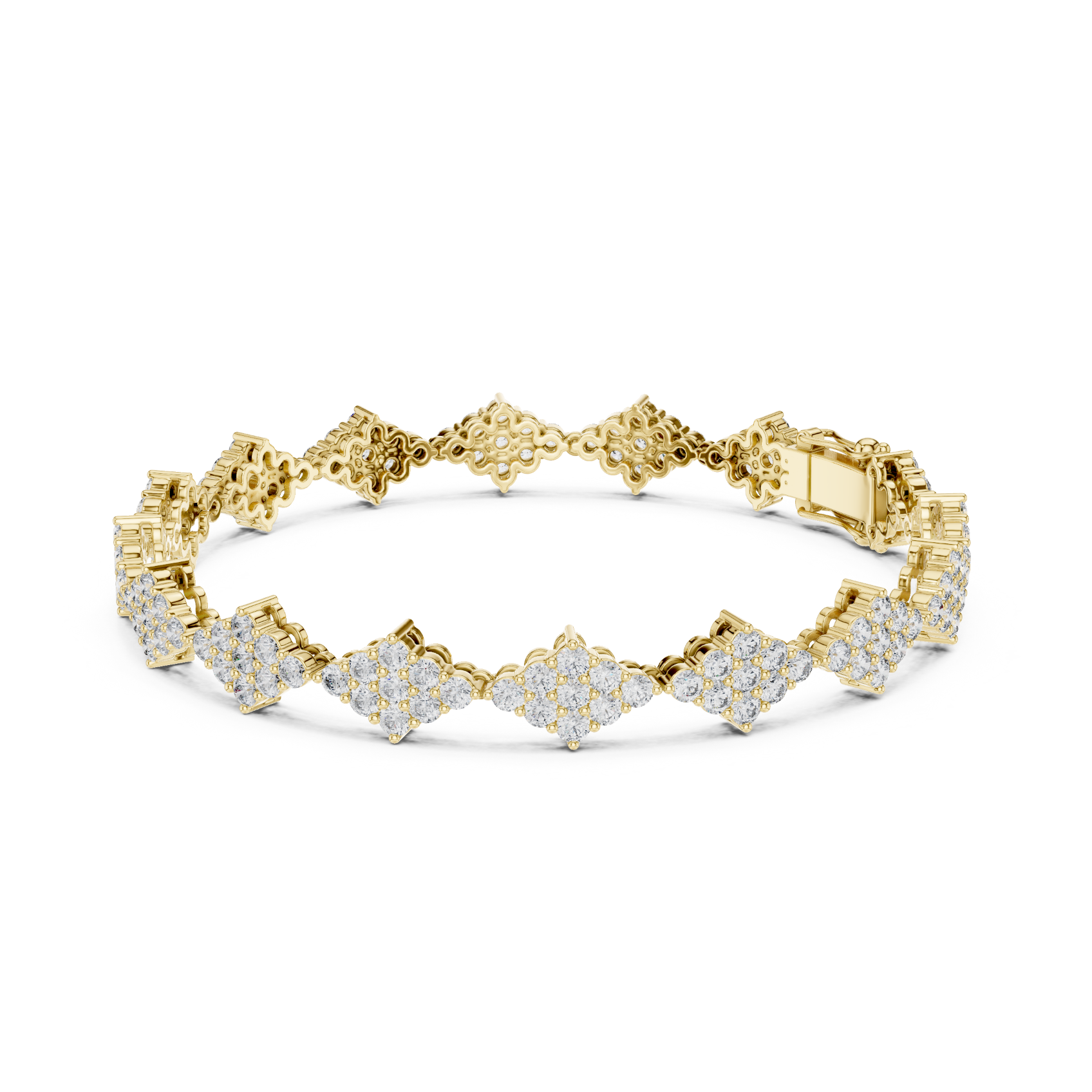 The Lunar Rhombus Bracelet - Lab Grown Diamonds