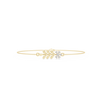 The Zephyra Leaf Bracelet - Lab Grown Diamonds