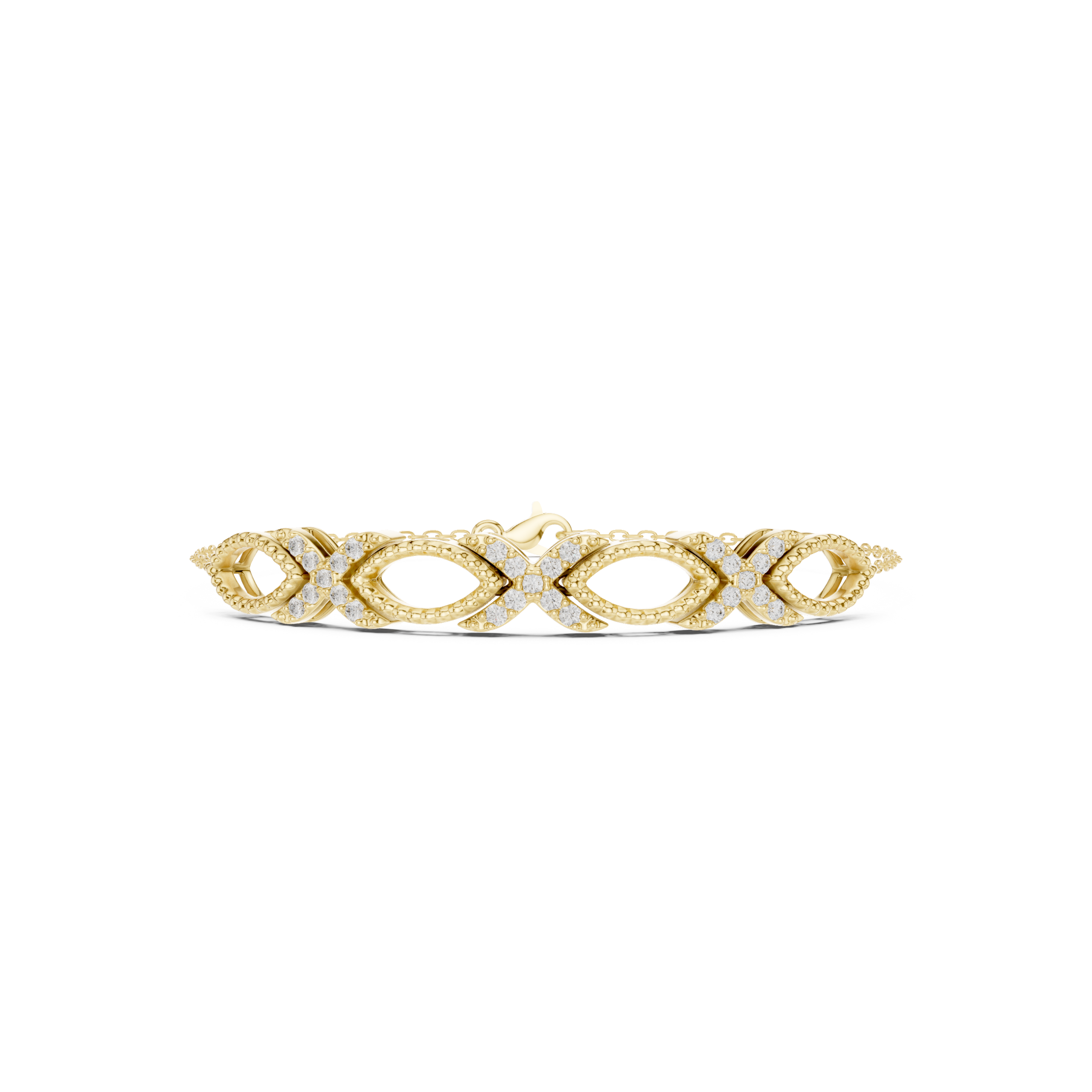 The Seraph Loop Bracelet - Lab Grown Diamonds