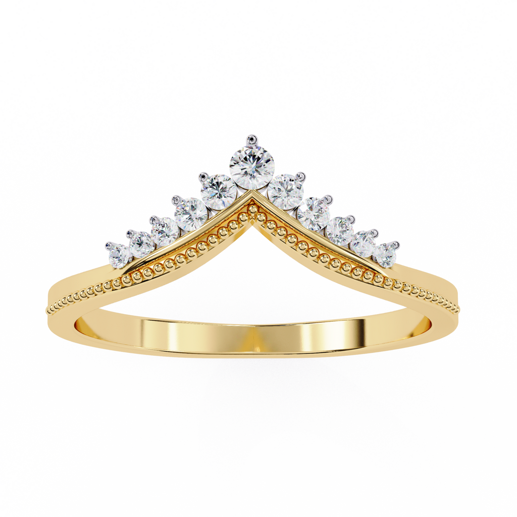The Polaris Crest Ring - Lab Grown Diamonds