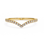 The Polaris Chevron Ring -  Lab Grown Diamonds