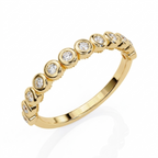 The Orbit Band Ring -  Lab Grown Diamonds
