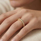 The Orbit Band Ring -  Lab Grown Diamonds