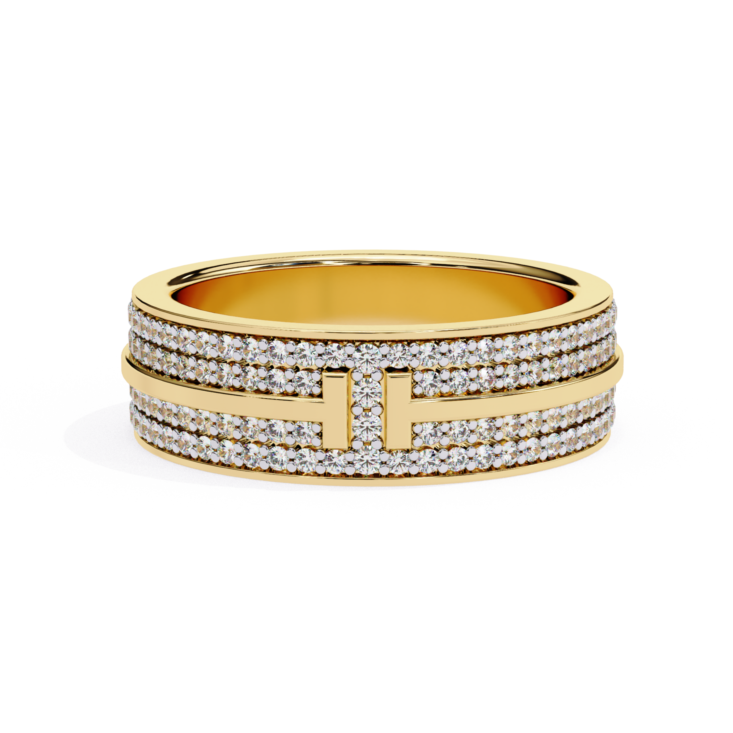 The Empire Pavé Band - Lab Grown Diamonds